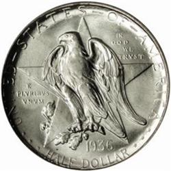 1936-D Texas Centennial MS-67 (PCGS) CAC