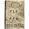 Silver Ingot San Fran Mint No 214/464 2585 Ozs