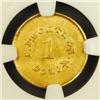 Image 2 : Undated August Bechtler $1. Plain Edge AU58 NGC