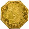 Image 1 : 1880 Octagonal 25C. Indian Head MS65 PCGS OGH