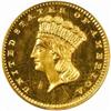 Image 1 : 1869 G$1 PR64 Cameo (PCGS)