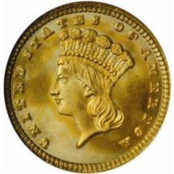 1881 G$1 MS-69 (NGC)