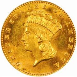 1889 G$1 MS-63 (PCGS) OGH