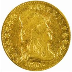 1802/'1' Cap Bust Right $2.5.EF Detail-Damage NCS