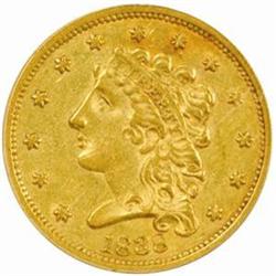 1838 Classic $2.5 AU-55 (PCGS)