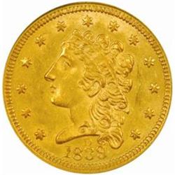 1839-D Classic $2.5 Winter 1-A MS-62 (PCGS)