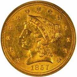 1857 Liberty $2.5 MS-61 (NGC)