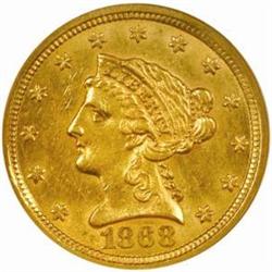 1868-S Liberty $2.5 AU-58 (NGC)