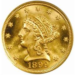 1899 Liberty $2.5 MS-66 (PCGS)