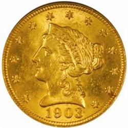 1903 Liberty $2.5 MS-62 (PCGS)