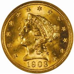 1903 Liberty $2.5 MS-62 (NGC)