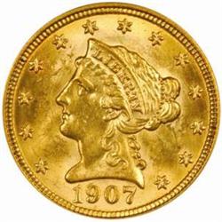 1907 Liberty $2.5 MS-63 (PCGS)