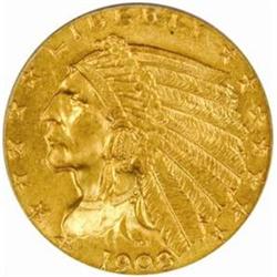 1908 Indian $2.5 MS-64 (PCGS) CAC