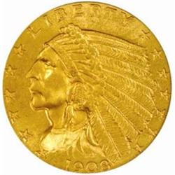 1908 Indian $2.5 MS-63 (PCGS) CAC