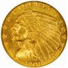 Image 1 : 1908 Indian $2.5 MS-63 (NGC) CAC
