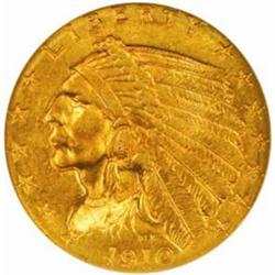 1910 Indian $2.5 MS-63 (NGC)