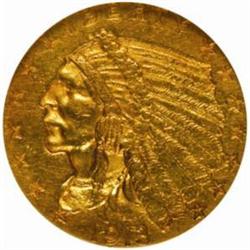 1913 Indian $2.5 AU-58 (NGC)