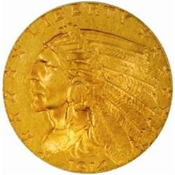 1914 Indian $2.5 MS-62 (PCGS)