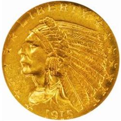 1915 Indian $2.5 MS-63 (NGC)