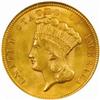 Image 1 : 1854 Three-Dollar Gold Piece MS-63 (PCGS)