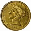 Image 1 : 1841 Liberty $5 MS-60 (NGC)