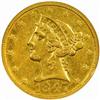 Image 1 : 1847-C Liberty $5. EF Details-Improper Clean NCS