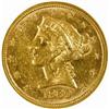 1869-S Liberty $5 AU-58 (NGC)