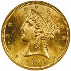 1900 Liberty $5 MS-63 (NGC)