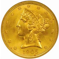 1905 Liberty $5 MS-66 (NGC)