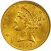 Image 1 : 1905 Liberty $5 MS-64 (NGC)