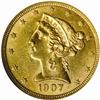 Image 1 : 1907 Liberty $5 MS-61 (NGC)