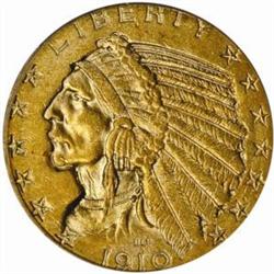 1910 Indian $5 MS-62 (PCGS)