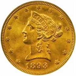 1893 Liberty Eagle MS-65 (NGC)