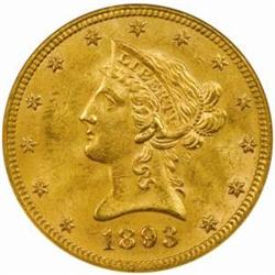 1893 Liberty Eagle MS-63 (NGC)