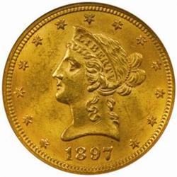 1897 Liberty Eagle MS-62 (NGC)