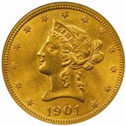 1901 Liberty Eagle MS-62 (NGC)