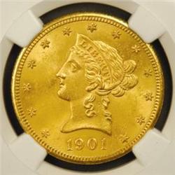 1901-S Liberty Eagle MS-62 (NGC)