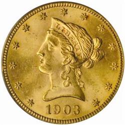 1903-S Liberty Eagle MS-64 (PCGS) CAC