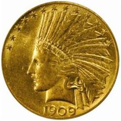 1909 Indian Eagle AU-58 (PCGS) OGH