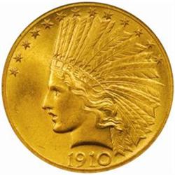1910 Indian Eagle MS-66 (NGC)