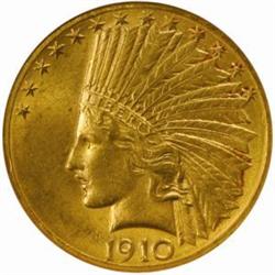 1910-D Indian Eagle MS-61 (NGC)