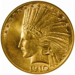 1910-S Indian Eagle MS-62 (NGC)