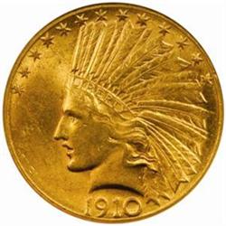 1910-S Indian Eagle MS-61 (NGC)