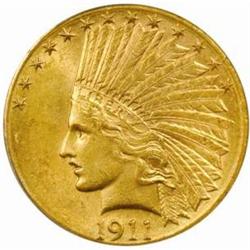 1911-D Indian Eagle MS-62 (PCGS)