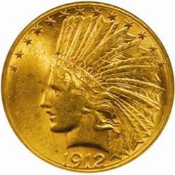 1912-S Liberty Eagle MS-60 (NGC)