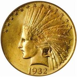 1932 Indian Eagle MS-65 (PCGS) OGH