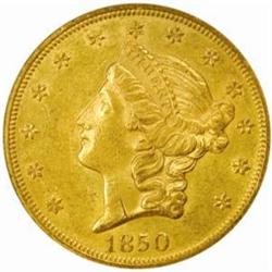 1850 Liberty Double Eagle AU-58 (NGC)