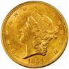Image 1 : 1854 Liberty Double Eagle Small Date MS-62 (NGC)