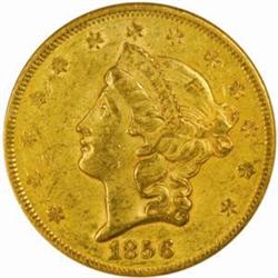 1856 Liberty Double Eagle AU-55 (NGC)