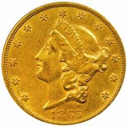 1865-S Liberty Double Eagle AU-55 (NGC)